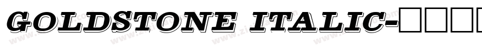 Goldstone Italic字体转换
